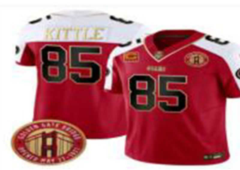 Men 2026 San Francisco 49ers #85 Kittle Red 3th generations Nike Limited NFL Jersey style 0055->san francisco 49ers->NFL Jersey